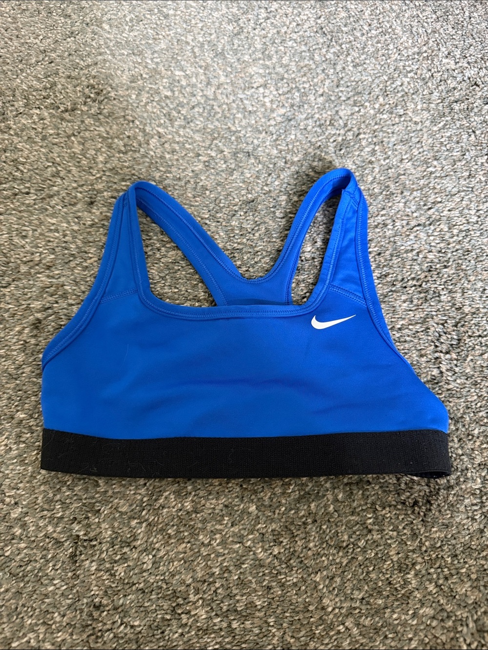 Nike Girls Blue Racerback Sports Bra